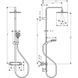 Душова система Hansgrohe Vernis Shape Showerpipe 240 1jet EcoSmart з термостатом Matt Black 26429670