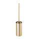 Ёршик для унитаза напольный VBI Round brushed gold VBI-040020BG, Золотой