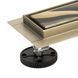 Душовий канал Rea Pure Neo mirror gold pro 100 см REA-G5611