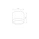 Точковий світильник Nowodvorski 10477 Silba GX53 1x12W IP20 Bl
