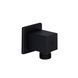 Подключение для шланга Qtap Spojeni прямоугольное QT809810842857NB Black matt, Черный матовый