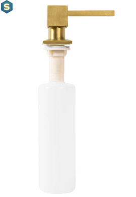 Дозатор моющего средства Rea brushed gold 330 мл квадратный BAT-05009, Золотой