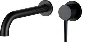 Змішувач для раковини VBI Milano Long black прихованого монтажу VBI-050103BL, Черный матовый