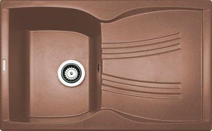 Кухонная мойка Adamant New Line 780x495x235 terra-cotta 335223, Цемент матовый