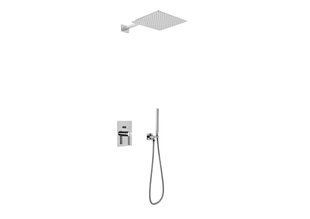 Душевая система Kohlman Dexame 20 chrome + BOX скрытого монтажа QW210DQ20, Хром