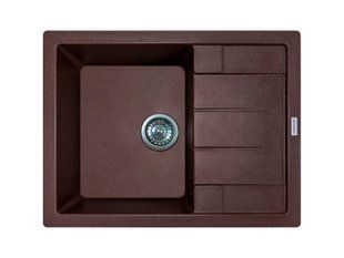 Кухонная мойка Adamant Anila 645x495x200 коричневый 100001388, Цемент матовый