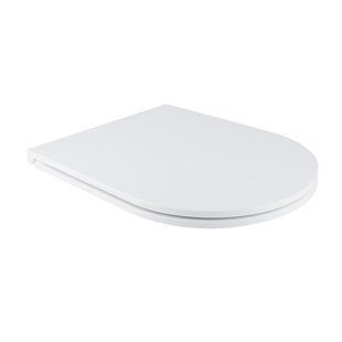 Сидіння для унітаза Qtap (Robin, Scorpio) з мікроліфтом Slim QT99HXU09W, Білий