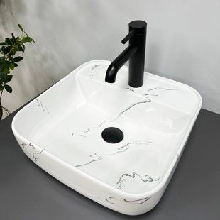 Умивальник (раковина) VBI RAGUSA S MARMO GLOSSY накладний, Мармур
