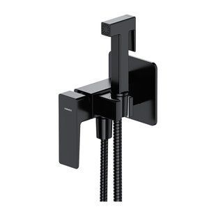 Набір гігієнічного душа прихованого монтажу Omnires Parma black mat SYSPMBI2BL, Черный матовый