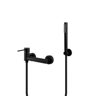 Змішувач для ванни Corsan Lugo black mat CMZ064BL, Черный матовый