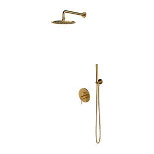 Душова система прихованого монтажу Omnires Y brushed gold SYSY19GLB, Золотий
