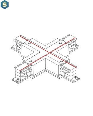 З'єднувач Nowodvorski 8702 Ctls Power X Connector Bl