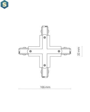 З'єднувач Nowodvorski 8702 Ctls Power X Connector Bl