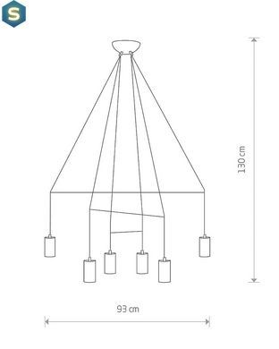 Люстра Nowodvorski 7956 Imbria GU10 6x10W IP20 Bl