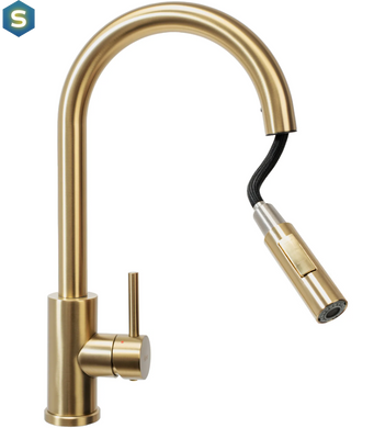 Змішувач для кухні Rea Fresh brushed gold REA-B9148, Золотий