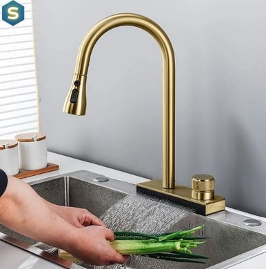 Змішувач для кухні Rea Conor brushed gold REA-B6312, Золотий