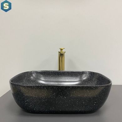 Умывальник VBI Ravenna space black matt накладний VBI-011221, Черный матовый