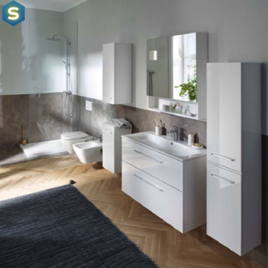 Тумба з умивальником Geberit Selnova Square 100 см 501.244.00.1 біла