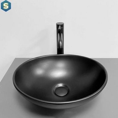 Умывальник VBI Parma black matt накладний VBI-011022, Черный матовый