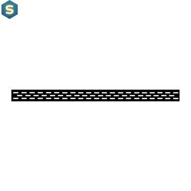Душевой канал Waterway Stream 90 з чорною решіткою Line WSB900001N2