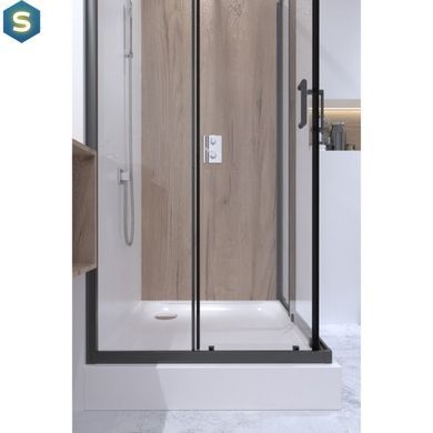 Душевая кабина Qtap Taurus BLA1099SC6 Clear, Черный/золото, прозрачный, черный