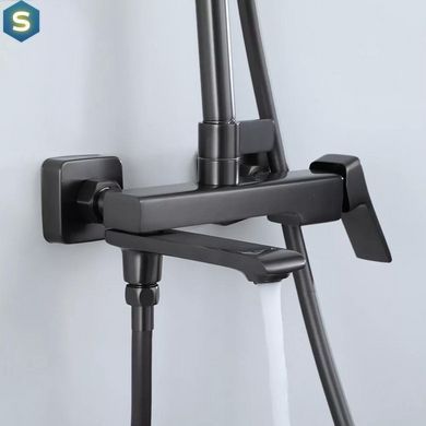 Душова система збройова сталь Frap F2484-9, Графитовый хром