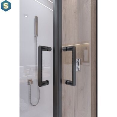 Душевая кабина Qtap Taurus BLA1099SC6 Clear, Черный/золото, прозрачный, черный