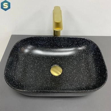 Умывальник VBI Ravenna space black matt накладний VBI-011221, Черный матовый