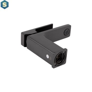 Смеситель с гигиенической лейкой Qtap Gemini QTGEM272GMB45692 Gunmetal Black PVD, Шлифованный черный хром