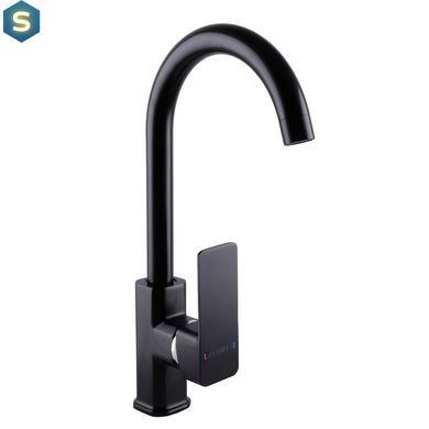 Смеситель для кухни Domino Malibu DMM-203L-Black, Черный матовый