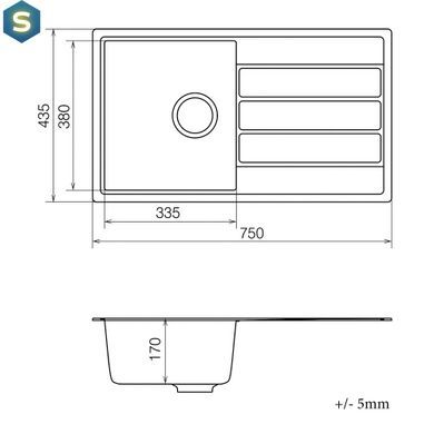 Кухонна мийка Vankor Easy EMP 02.76, Бежевий