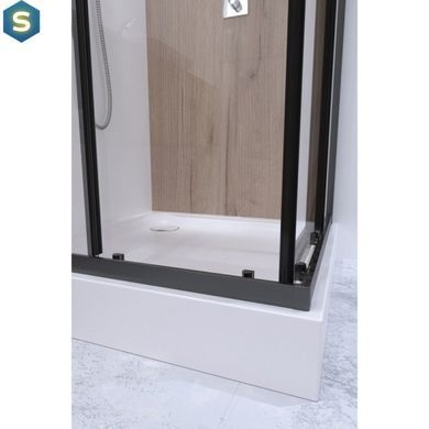 Душевая кабина Qtap Taurus BLA1099SC6 Clear, Черный/золото, прозрачный, черный