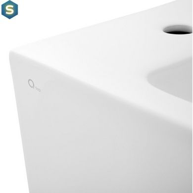 Биде подвесное Qtap Crow QT05555370W, Белый