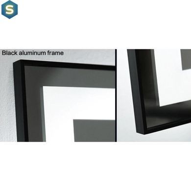 Зеркало Dusel DE-M0061S1 Black 65x80 см, Черный/золото