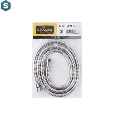 Шланг для душа Kroner KRM-C601 150 см, Хром