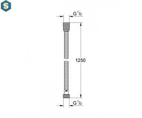 Шланг для душа Grohe Relaxaflex Metal Longlife 28142000