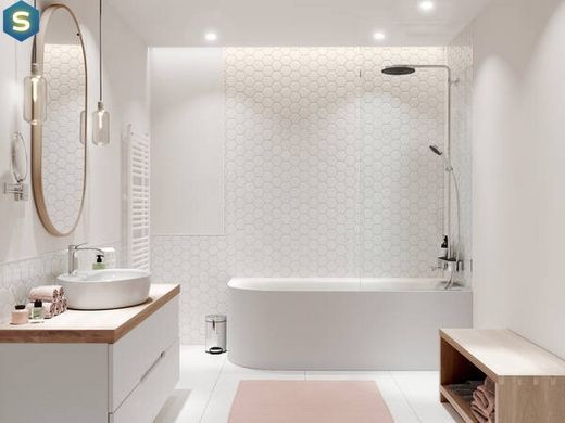Душова система Hansgrohe Pulsify Showerpipe для ванни 260 1jet з термостатом Chrome 24230000