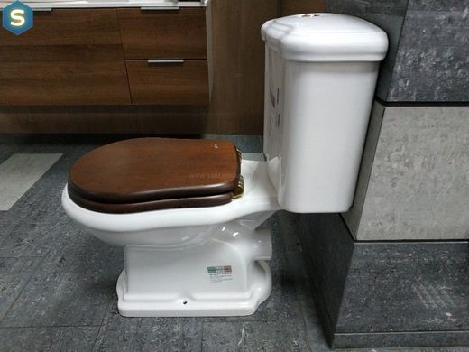 Чаша напольного унитаза Kerasan Retro 101301, Белый