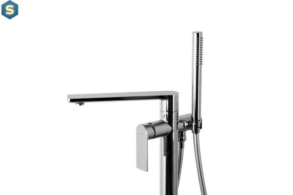 Смеситель для ванны Corsan Trino хром напольный CMB7159CH, Хром