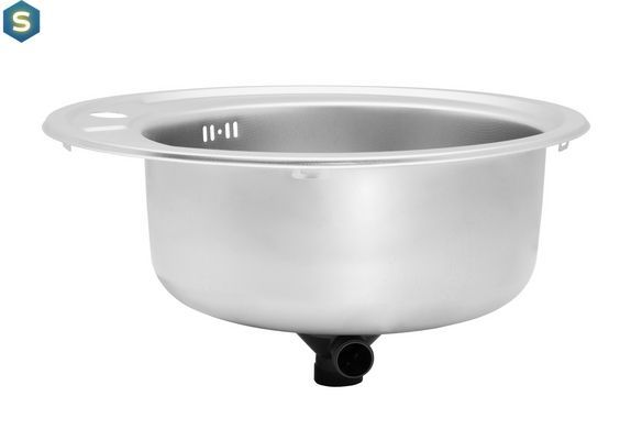 Кухонна мийка Kroner KRP Dekor-490 (0,8 мм) CV022765, Decor