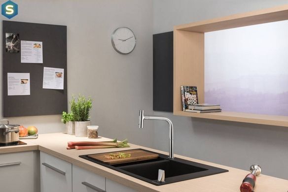Кухонна дошка Hansgrohe F15 горіх 40960000