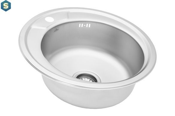 Кухонна мийка Kroner KRP Dekor-490 (0,8 мм) CV022765, Decor
