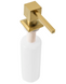 Дозатор моющего средства Rea brushed gold 330 мл квадратный BAT-05009, Золотой