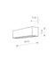 Светильник Nowodvorski 6345 Straight wall led E14 1x40W IP20 Wh