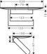 Тримач паперу з поличкою Hansgrohe WallStoris 23.0 x 10.0 x 9.7 см Matt White 27928700