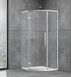 Душевая кабина Dusel DL197H Chrome 900x900x1900, Хром, прозрачный, хром, 90x90