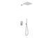 Душевая система Kohlman Foxal 35 chrome + BOX скрытого монтажа QW210FQ35, Хром