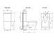 Унитаз-компакт Asignatura Angle 87802505 с сидением Soft Close, Белый