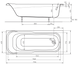 Ванна акрилова Kolo Sensa 170x70 XWP357000N