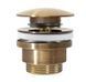 Донный клапан для раковины Rea click-clack antique brushed gold универсальный REA-A8110, Бронза